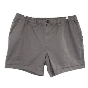 Chubbies Mens The Silver Linings Stretch Twill Shorts Gray Size XL